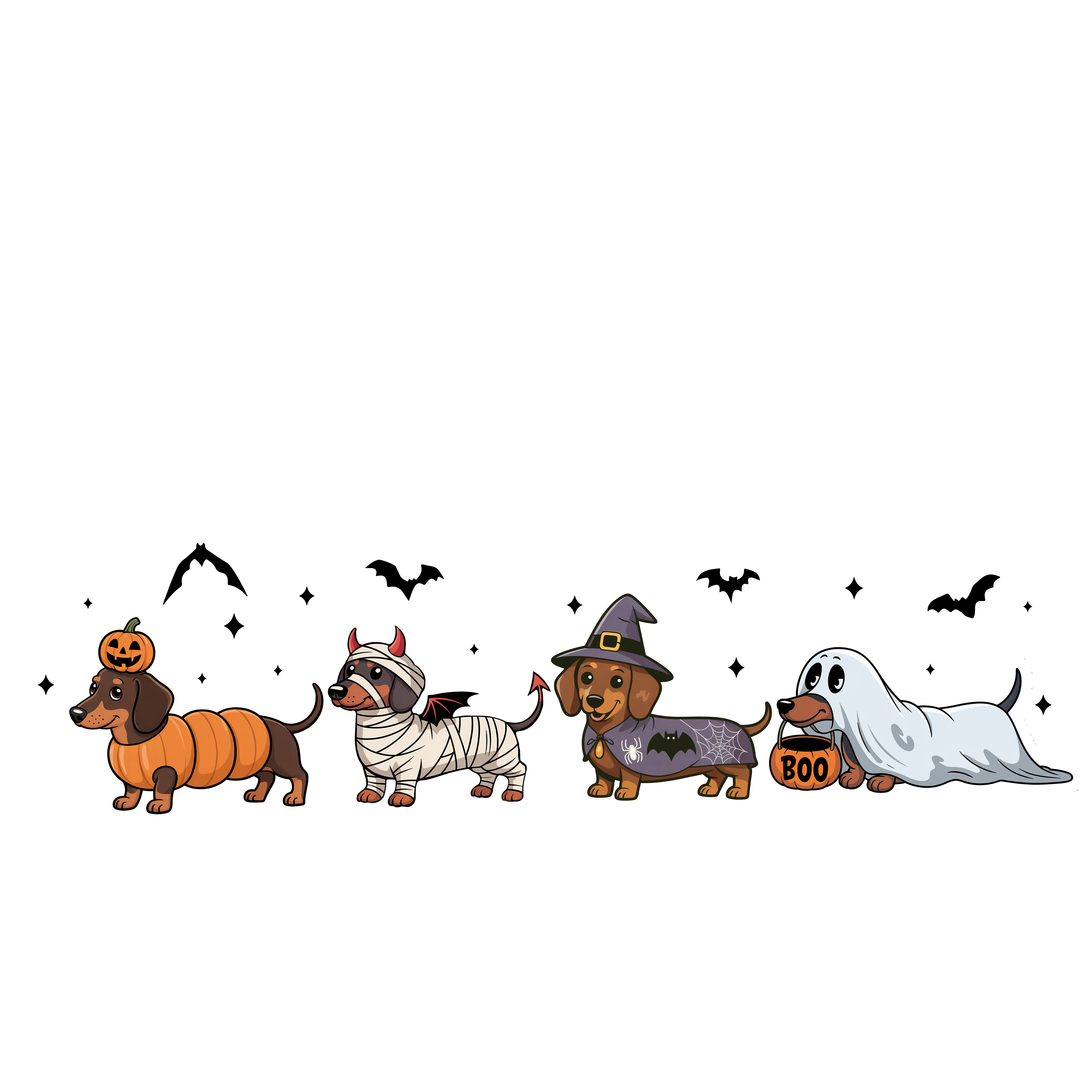 Weiner Dog Halloween ADULT